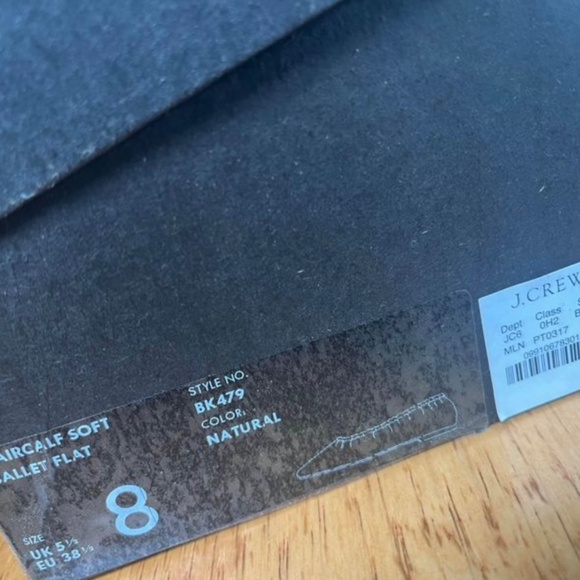 J Crew Hair Calf Soft Ballet Flat - Picture 4 of 4